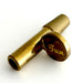 Fortune | Electroplate 14mm Glass Popper Bowl With Gold Logo | Jupiter Grass