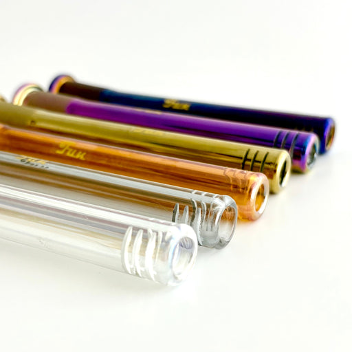 Fortune | Electroplate 5-1/2" Downstem With Gold Logo | Jupiter Grass