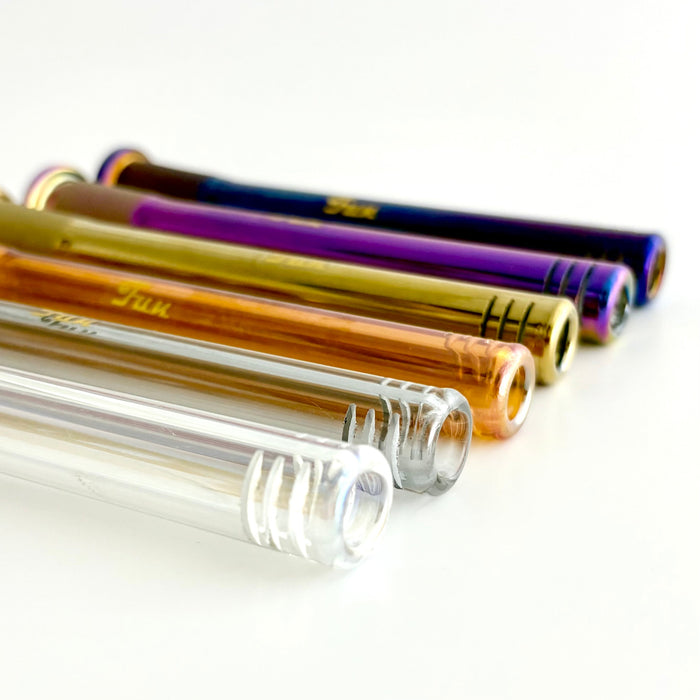 Fortune | Electroplate 5-1/2" Downstem With Gold Logo | Jupiter Grass