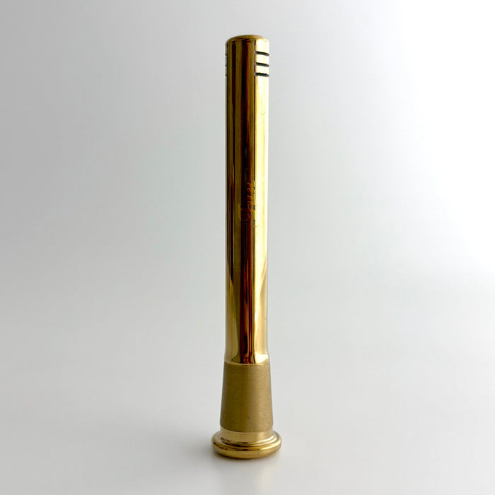 Fortune | Electroplate 5-1/2" Downstem With Gold Logo | Jupiter Grass