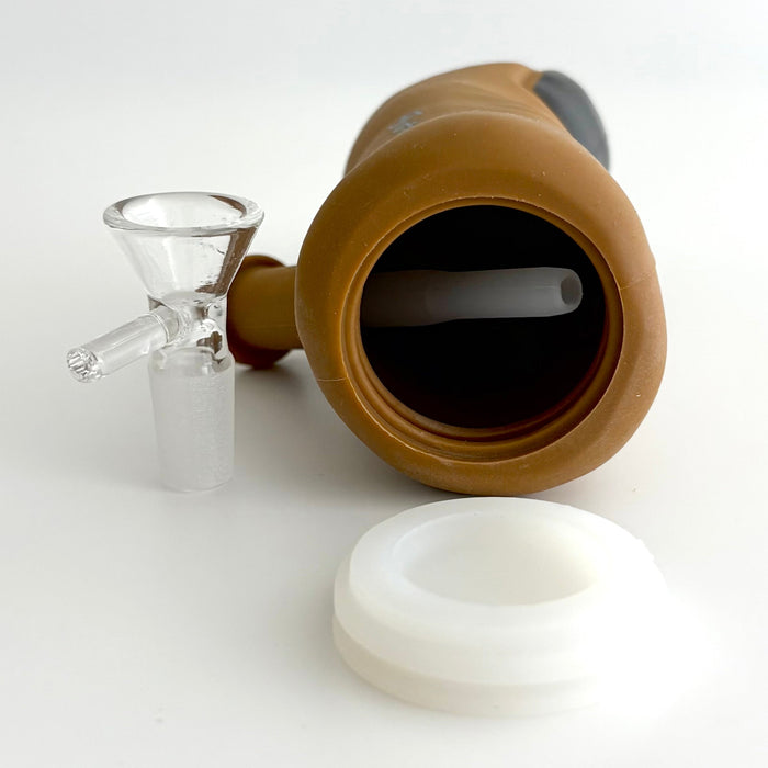 Fortune | 6" Thumb Silicone Bong | Jupiter Grass