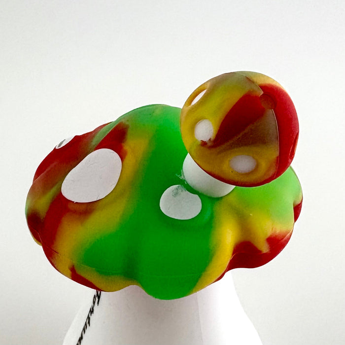 Fortune | 5" Mushroom Silicone Bong | Jupiter Grass
