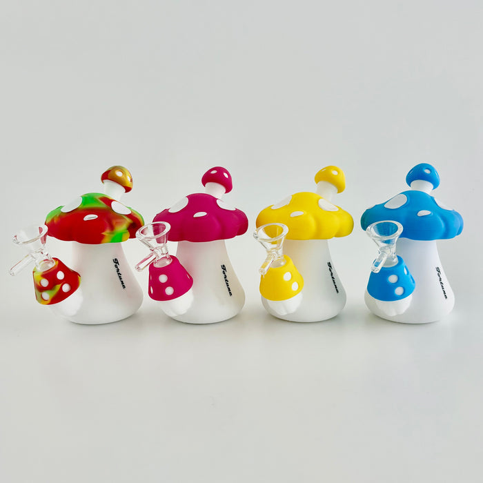 Fortune | 5" Mushroom Silicone Bong | Jupiter Grass