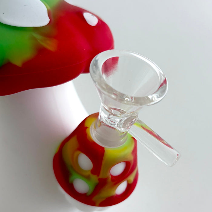 Fortune | 5" Mushroom Silicone Bong | Jupiter Grass
