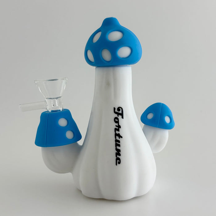 Fortune | 5" Mushroom Silicone Waterpipe