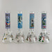 14" Glow in the Dark Cartoon Beaker Bong – 7mm Thick Borosilicate Glass | Jupiter Grass