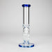 12″ 9mm Colored Accented Straight Tube Glass Bong (C1548) | Jupiter Grass