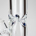 12″ 9mm Colored Accented Straight Tube Glass Bong (C1548) | Jupiter Grass