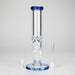 12″ 9mm Colored Accented Straight Tube Glass Bong (C1548) | Jupiter Grass