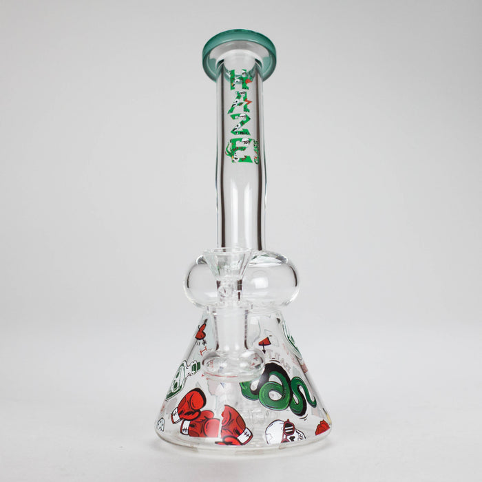 Haze | 8.5" ROCK’N’ROLL Glass Rig Teal (Mini-L)