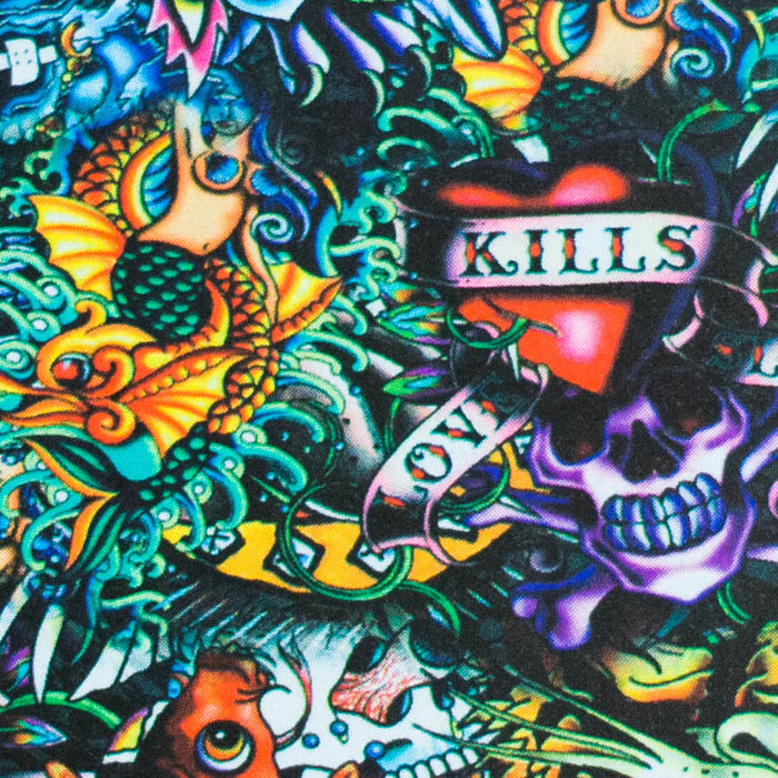 Haze | 8″ Kills Glass Bong – Teal (Mini-N) | Jupiter Grass