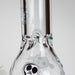 Haze | 9″ Skulls Bubble Glass Bong – Charcoal Black (Mini-P) | Jupiter Grass