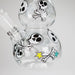 Haze | 9″ Skulls Bubble Glass Bong – Charcoal Black (Mini-P) | Jupiter Grass