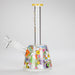 Haze | 9″ Lab Flower Beaker Glass Bong – Jade Yellow (Mini-Q) | Jupiter Grass