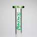 Haze | 9″ Heart Leaf Bubble Base Glass Bong – Teal (Mini-R) | Jupiter Grass