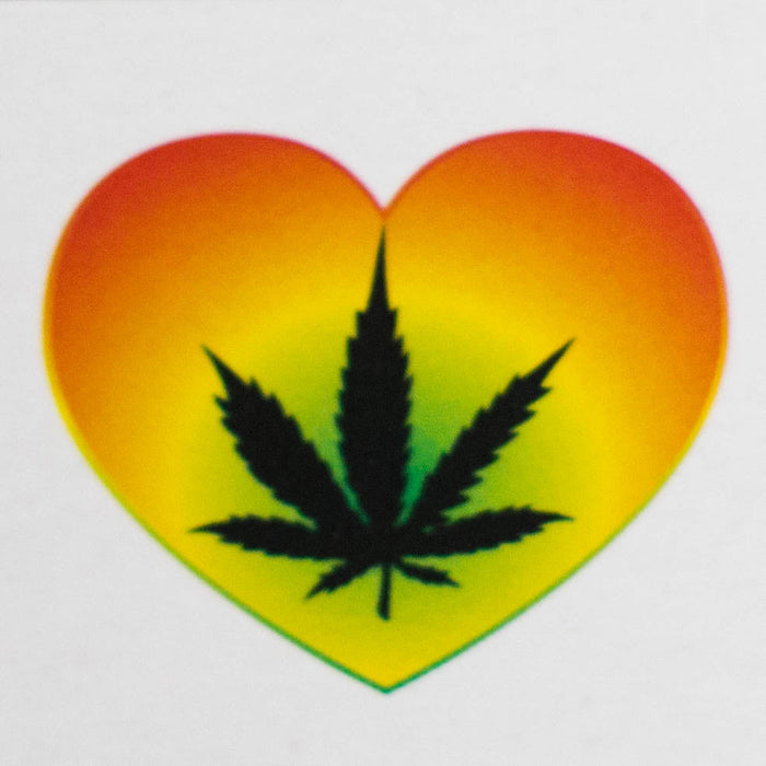 Haze | 9″ Heart Leaf Bubble Base Glass Bong – Teal (Mini-R) | Jupiter Grass