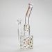 Haze | 10″ Skull & Red Roses Glass Bong – Pink (Mini-S) | Jupiter Grass