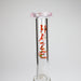 Haze | 10″ Skull & Red Roses Glass Bong – Pink (Mini-S) | Jupiter Grass