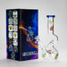 Haze | 9″ Smoking Zig-Zag Glass Bong – Blue (Mini-T) | Jupiter Grass