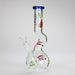 Haze | 9″ Smoking Zig-Zag Glass Bong – Blue (Mini-T) | Jupiter Grass