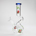 Haze | 9″ Smoking Zig-Zag Glass Bong – Blue (Mini-T) | Jupiter Grass