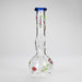 Haze | 9″ Smoking Zig-Zag Glass Bong – Blue (Mini-T) | Jupiter Grass