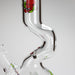 Haze | 9″ Smoking Zig-Zag Glass Bong – Blue (Mini-T) | Jupiter Grass