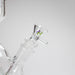 Haze | 9″ Smoking Zig-Zag Glass Bong – Blue (Mini-T) | Jupiter Grass