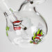 Haze | 9″ Smoking Zig-Zag Glass Bong – Blue (Mini-T) | Jupiter Grass
