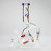 Haze | 9″ Zong Glass Bong with Color Lip – Purple (Mini-W) | Jupiter Grass