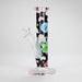 Haze | 9″ Face Emoji Straight Tube Glass Bong with Color End – Pink (Mini-Z) | Jupiter Grass