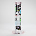 Haze | 9″ Face Emoji Straight Tube Glass Bong with Color End – Pink (Mini-Z) | Jupiter Grass