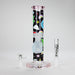 Haze | 9″ Face Emoji Straight Tube Glass Bong with Color End – Pink (Mini-Z) | Jupiter Grass