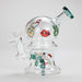 Haze | 6″ Rock Music Bubble Dome Glass Bong – Teal (Mini-D) | Jupiter Grass