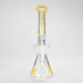 Haze | 8.5″ Weed Leaf Bent Neck Glass Bong – Jade Yellow (Mini-E) | Jupiter Grass