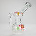 Haze | 4″ Mini Flower Bubble Glass Bong – Charcoal Black (Mini-F) | Jupiter Grass