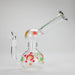 Haze | 4″ Mini Flower Bubble Glass Bong – Charcoal Black (Mini-F) | Jupiter Grass