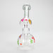 Haze | 4″ Mini Flower Bubble Glass Bong – Charcoal Black (Mini-F) | Jupiter Grass