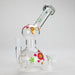 Haze | 4″ Mini Flower Bubble Glass Bong – Charcoal Black (Mini-F) | Jupiter Grass