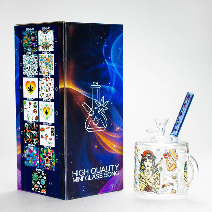 Haze | 6" Coffee Mug Mini Bubbler Blue (Mini-G)