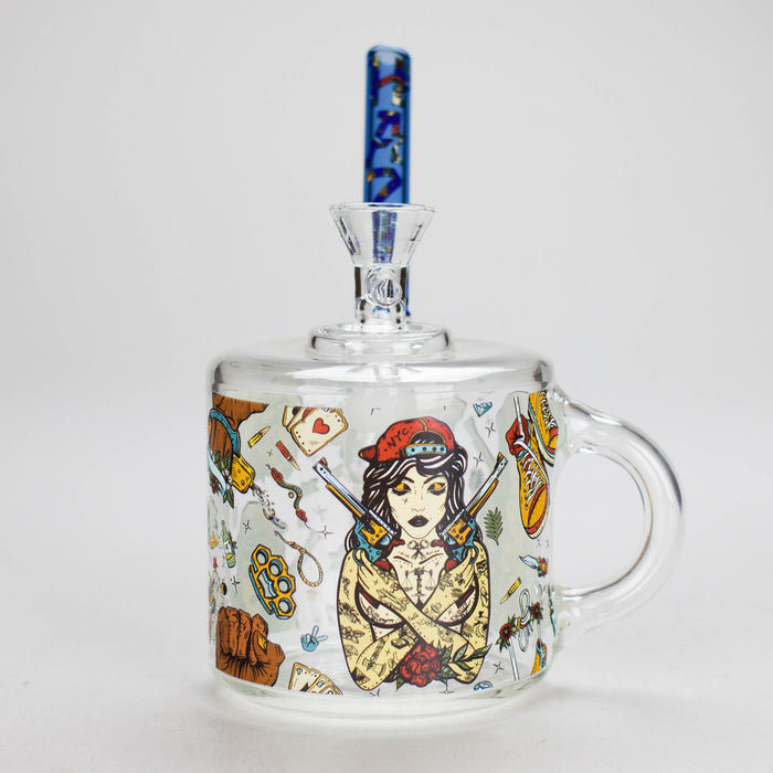 Haze | 6" Coffee Mug Mini Bubbler Blue (Mini-G)