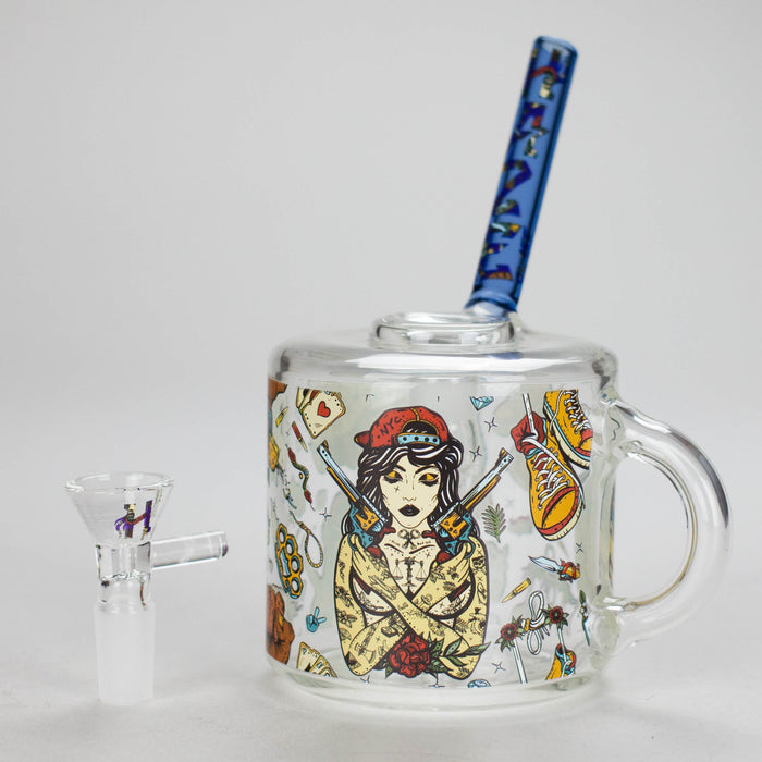 Haze | 6" Coffee Mug Mini Bubbler Blue (Mini-G)
