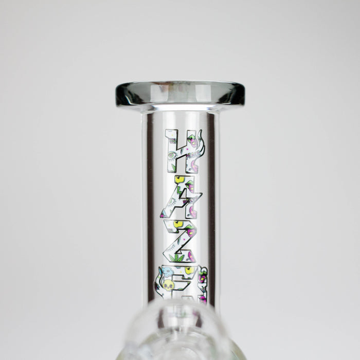 Haze | 7" Skull Glass Bubbler Charcoal Black (Mini-H)