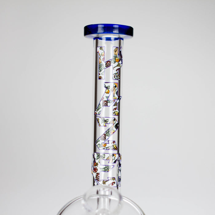 Haze | 8" Gambling Glass Bubbler Blue (Mini-I)