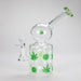Haze | 8″ Trippy Bubble Dab Rig – Green (Mini-J) | Jupiter Grass