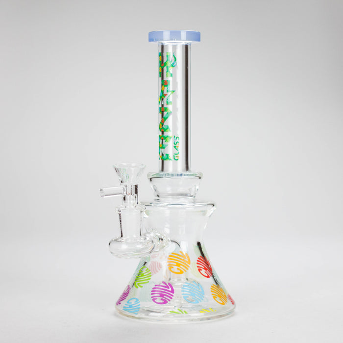 Haze | 8.5" Colorful Chill Rig Jade Blue (Mini-K)