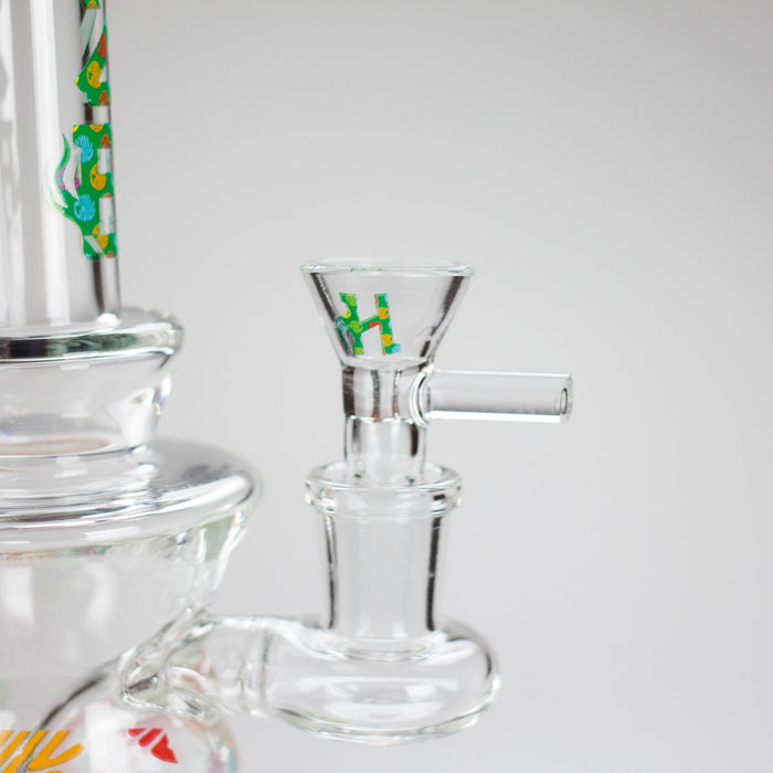 Haze | 8.5" Colorful Chill Rig Jade Blue (Mini-K)
