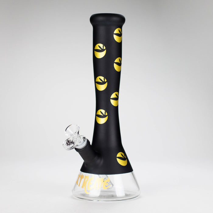Xtreme | 13″ 7mm Vase Shape Beaker Bong with Window – (XTR-1009) | Jupiter Grass