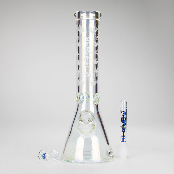 Xtreme | 13″ 7mm Electro-Plated Beaker Bong – (XTR-210) | Jupiter Grass