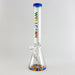 Wellcann | 17" Thickened Base Psychedelic Beaker Glass Bong | Jupiter Grass